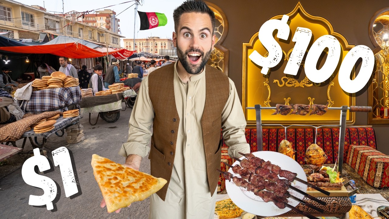 $1 vs $100 Street Food in Afghanistan 🇦🇫