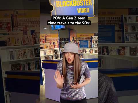 POV: A Gen Z teen time travels to the #90s. #nostalgia #90skids #genz