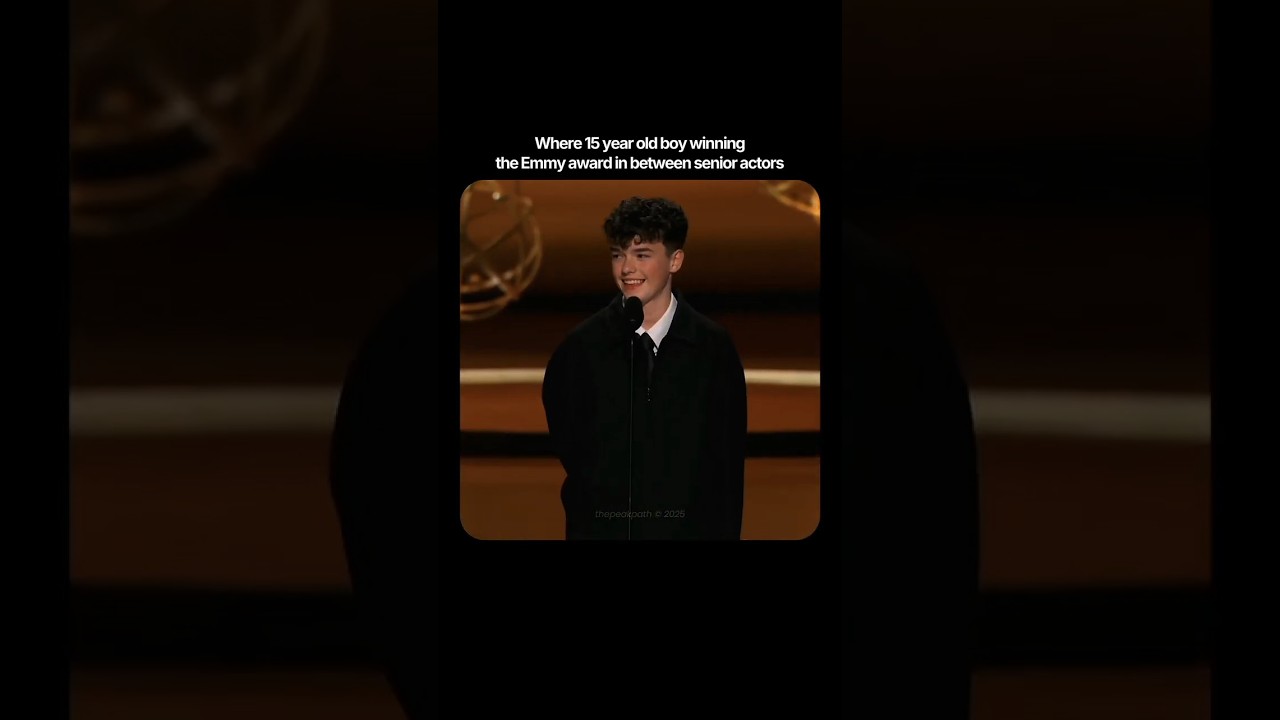 15-Year-Old Owen Cooper Wins Youngest Emmy 🏆