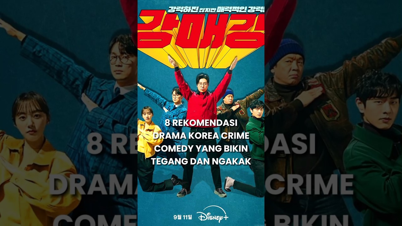 8 Drama Korea Crime Comedy yang Bikin Tegang & Ngakak