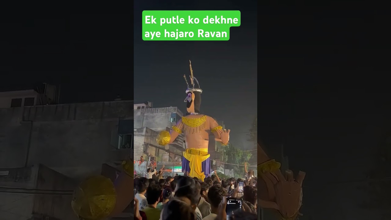 Viral Dashara Ravan Putla Video from Haryana