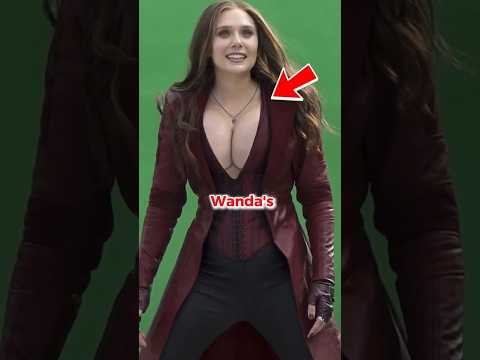 Elizabeth Olsen refused to wear he costume 😱 #marvel #wanda #films
