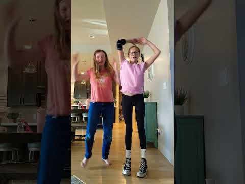 I made her copy me!!!! She did pretty good tho!!!