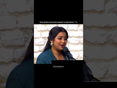 Shreya Ghoshal owned “Ae Mere Humsafar” on Indian Idol 16! 🎤💫#indianidol #shreyaghoshal #sonytv