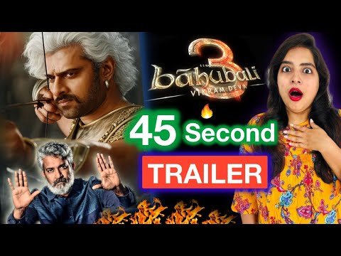 Baahubali 3 Prabhas 45 Second Trailer | Deeksha Sharma