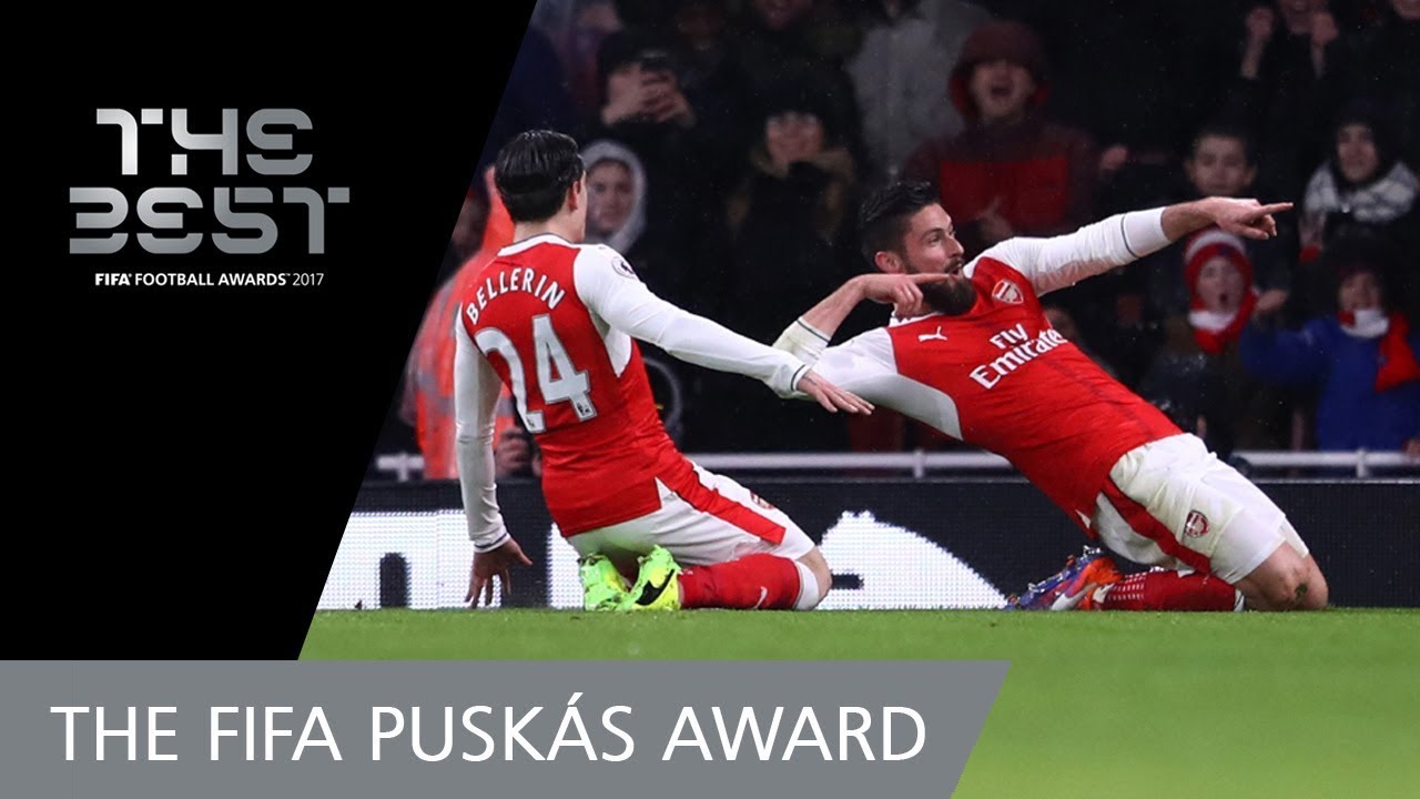 Giroud's Scorpion Kick Wins 2017 FIFA Puskás Award ⚽