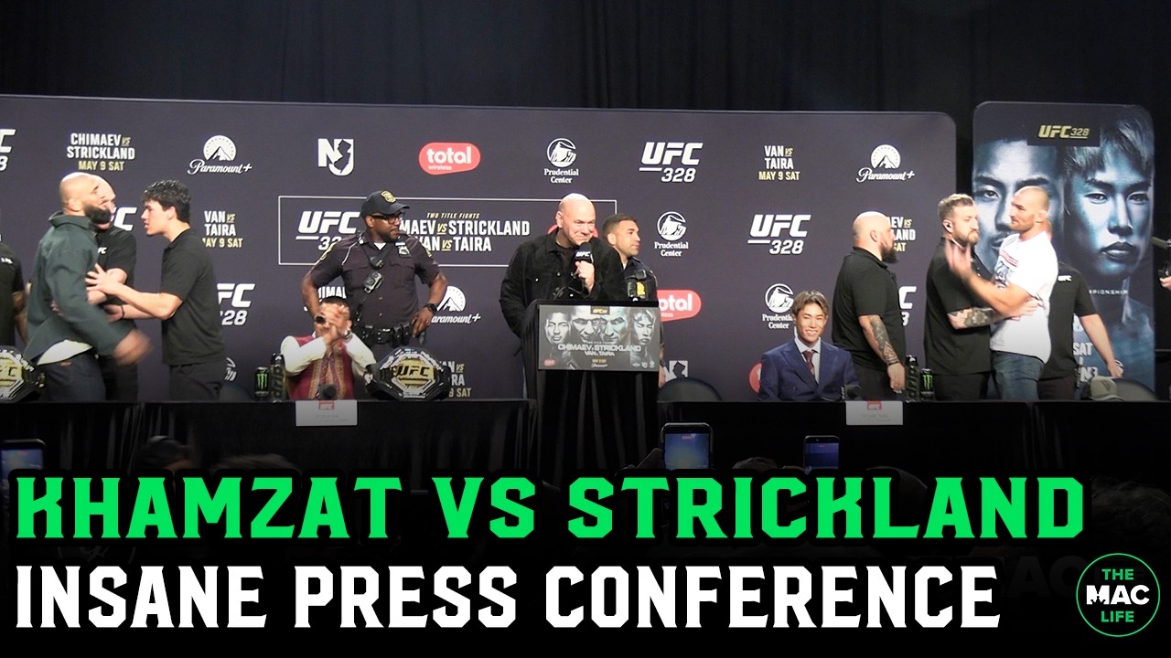 Khamzat Chimaev vs. Sean Strickland: Most INSANE Press Conference Ever