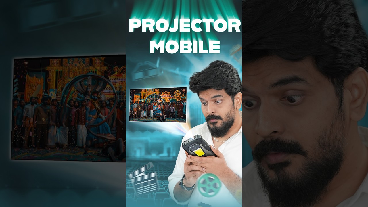 I Tried This 23800mAh 5G Rugged Projector Smartphone || Unihertz Tank 3 Pro|| #trending#viralshorts