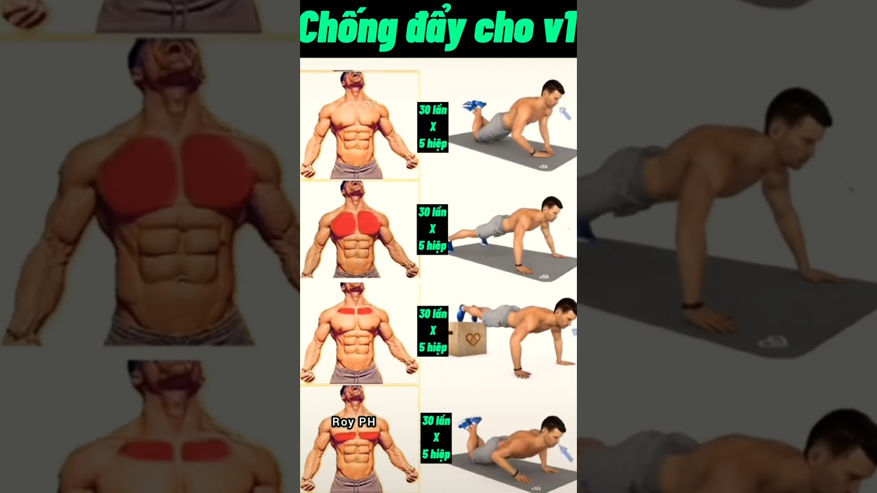Bài Tập Hít Đất Hiệu Quả Tăng Cơ Ngực Tại Nhà 💪