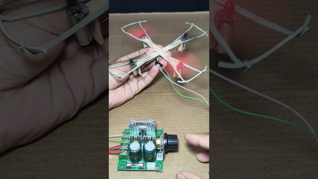 Homemade drone - Coreless motor #dcmotor #tech #project
