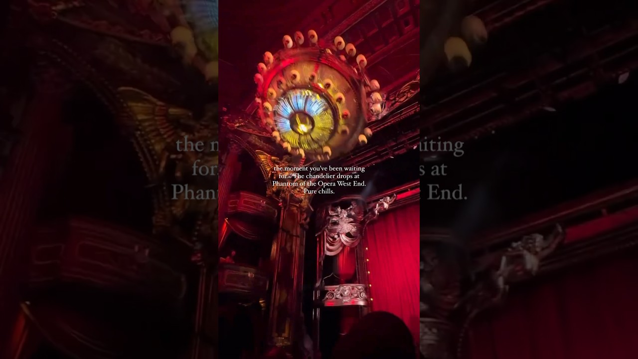 Phantom of the Opera Chandelier Drop 😱