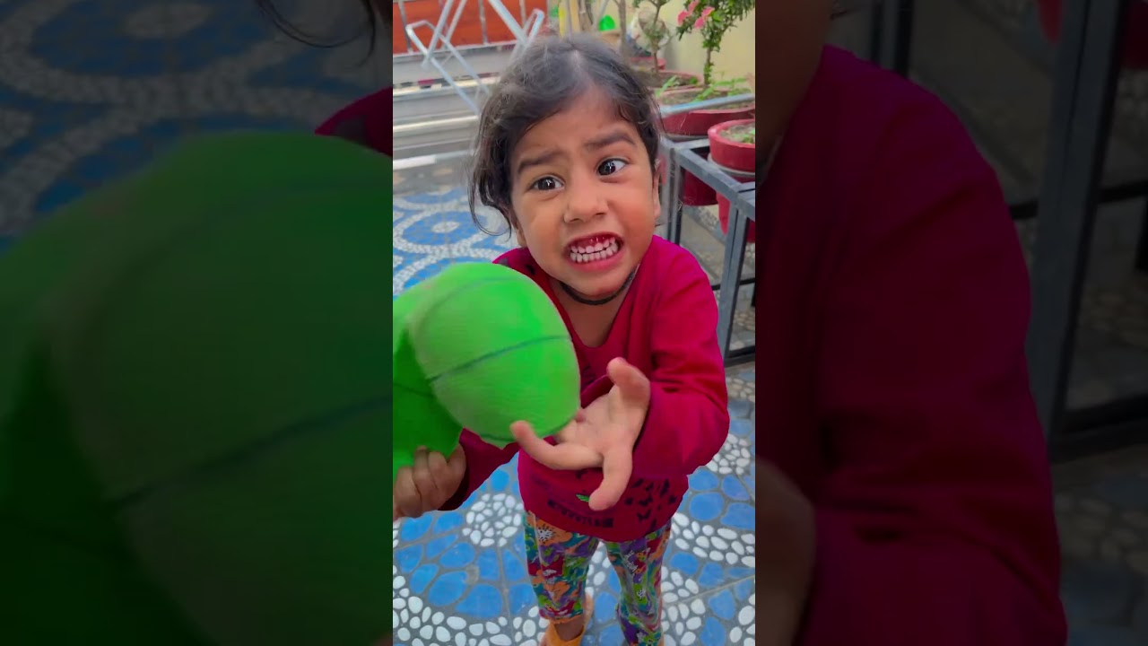 Adorable Baby's Playful Moment with Gulli Mata ❤️⚽ #Shorts
