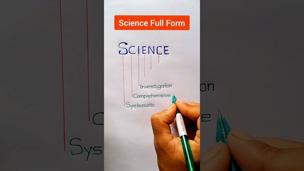 What Does 'Science' Stand For? | Full Form & Facts π¬
