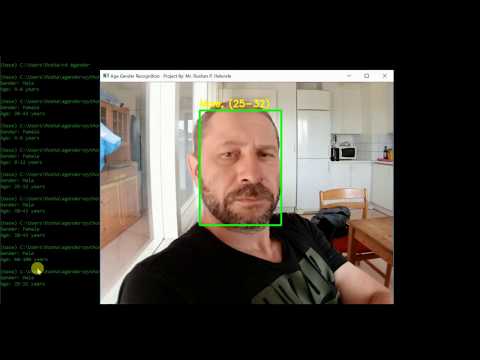 Age and Gender Recognition Using CNN Python Project Source Code