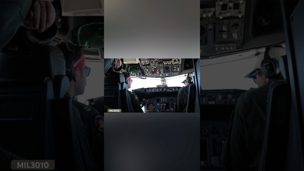 US Navy P-8A Poseidon Refueling in Action