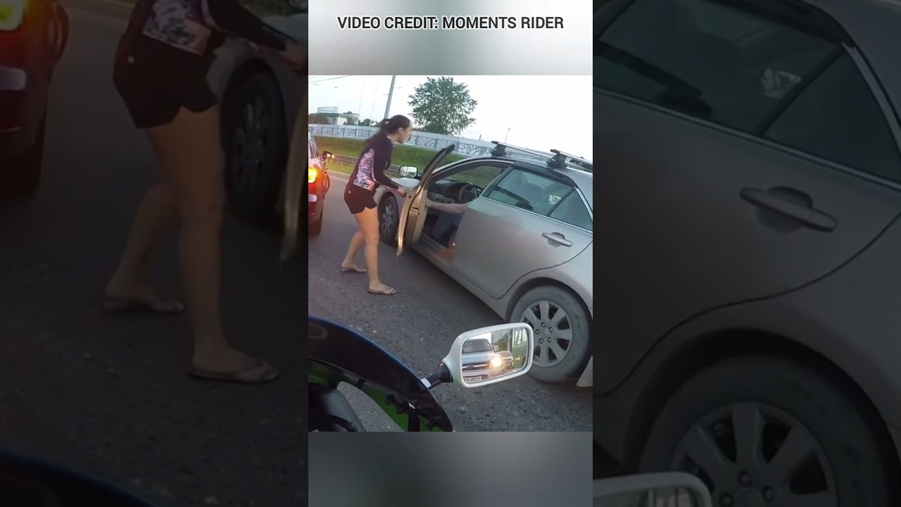 Woman Gets Instant Karma For Road Rage
