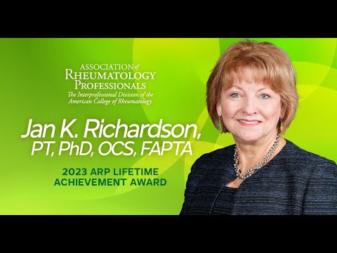 2023 ARP Lifetime Achievement Award to Jan K. Richardson 🎉