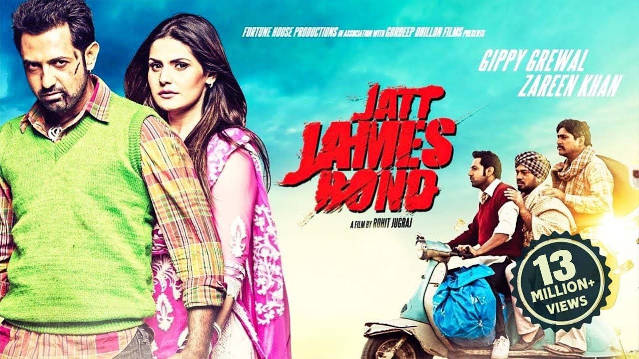 Jatt James Bond Full Hindi Dubbed Movie | Gippy Grewal & Zareen 🎬