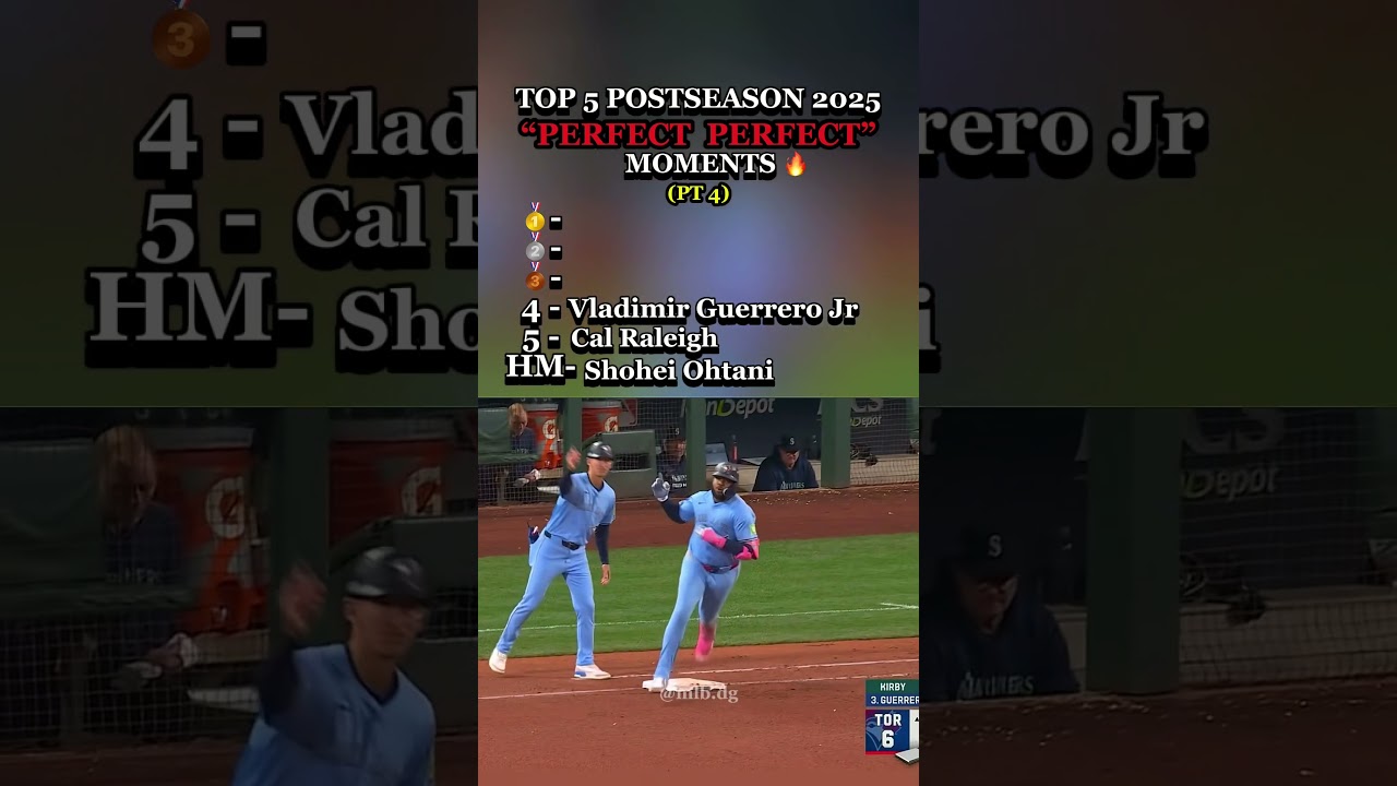 TOP 5 Top 5 Perfect Postseason Moments of 2025 ⚾