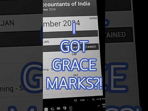 I got grace marks in business laws. Watch detailed video!#icai #cafoundation #businesslaw