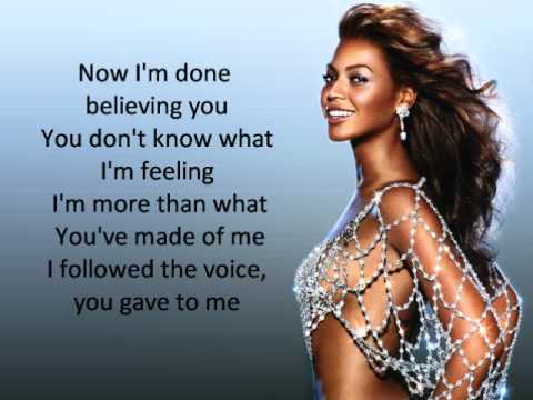 Beyoncé - Listen Lyrics from Dream Girls 🎶