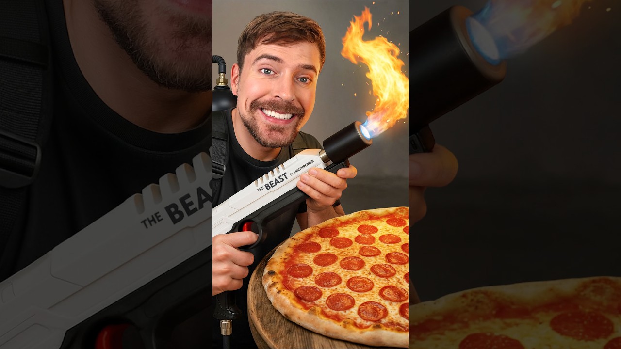 Unbelievable! I Made a Pizza Using Power Tools 🍕