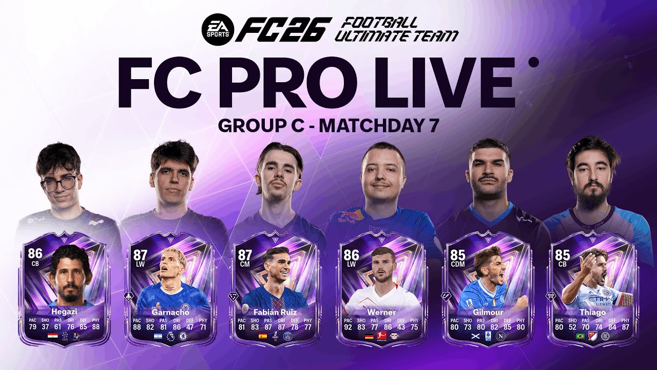 FC Pro Open Match Day 7: Group C Live Stream