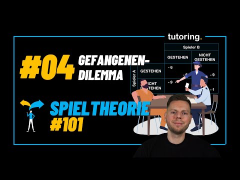 Gefangenendilemma | Nash-Gleichgewicht & Pareto-Optimal in reinen Strategien | Spieltheorie #101