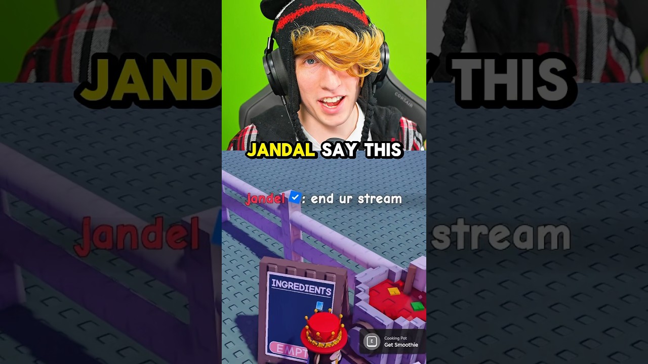 Why Did Jandel Intervene During KreekCraft's Roblox Grow a Garden Livestream? 🤔