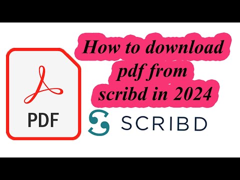 How to download any document from scribd.com for free in 2024