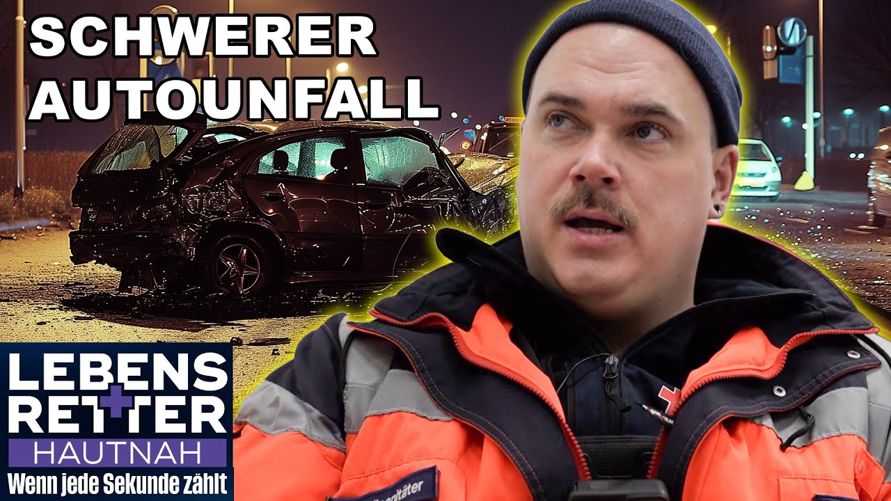 Verkehrsunfall in Celle: Sanitäter sind zuerst vor Ort – Einsatz im Überblick | Lebensretter hautnah | SAT.1