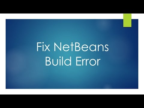 Fix Build Error in Netbeans
