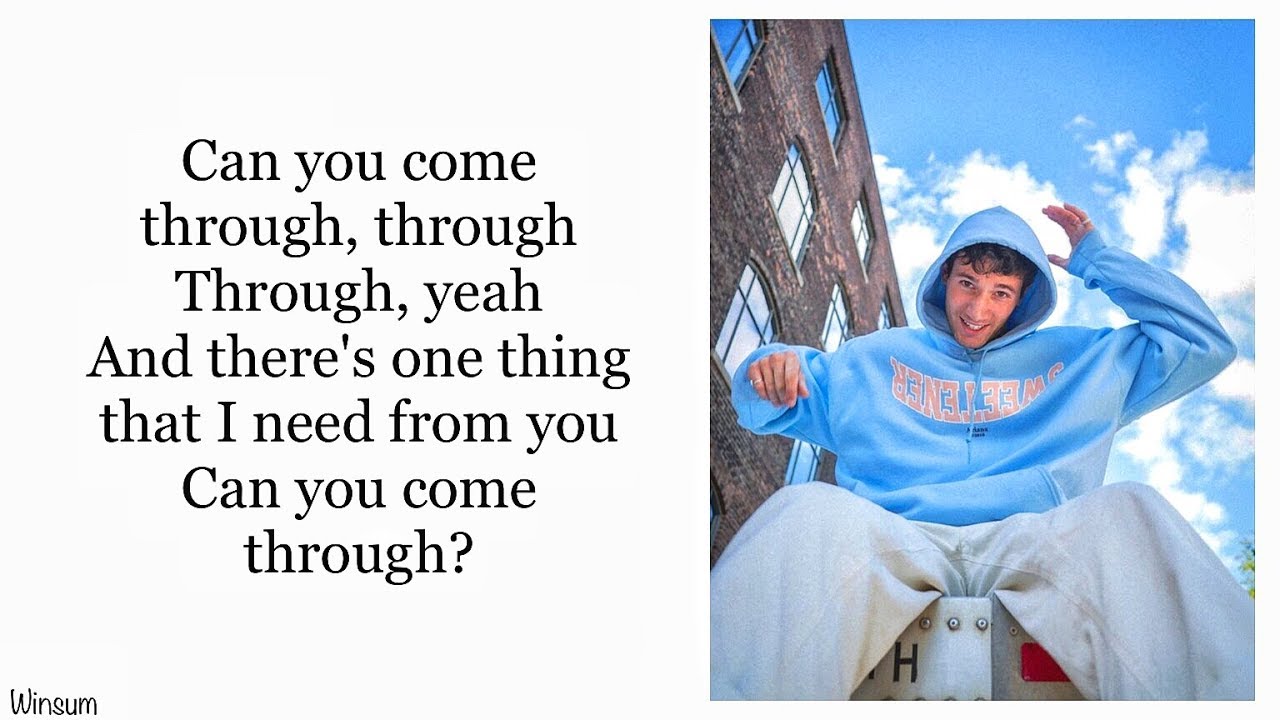 Jeremy Zucker - comethru (Lyrics) 🎶