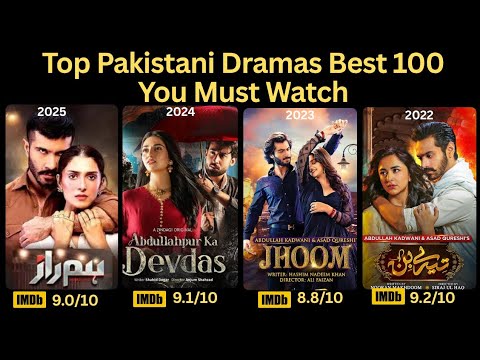 Top 100 Pakistani Dramas You Must Watch | Best Urdu Serial Dramas Of All Time