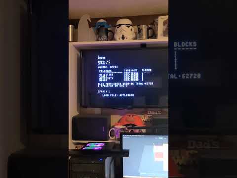 Apple 1 Replica 1 Plus: Loading Apple30th Demo from CFFA #vintagecomputing #vintagecomputing