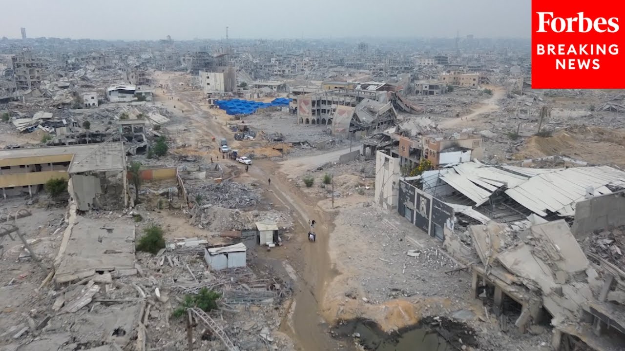Drone Footage Reveals Damage in Gaza Post-Israel-Hamas Ceasefire