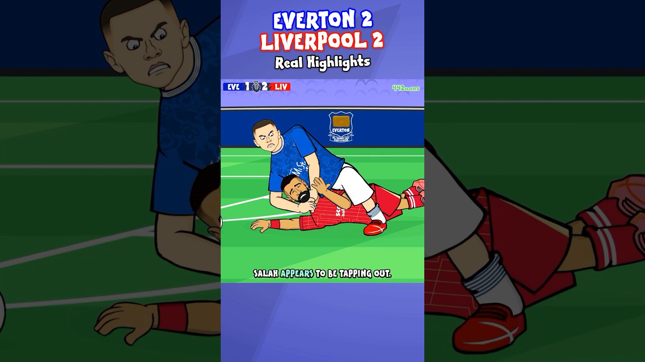 Everton vs Liverpool Real Highlights🤣 #premierleague #football #lliverpool