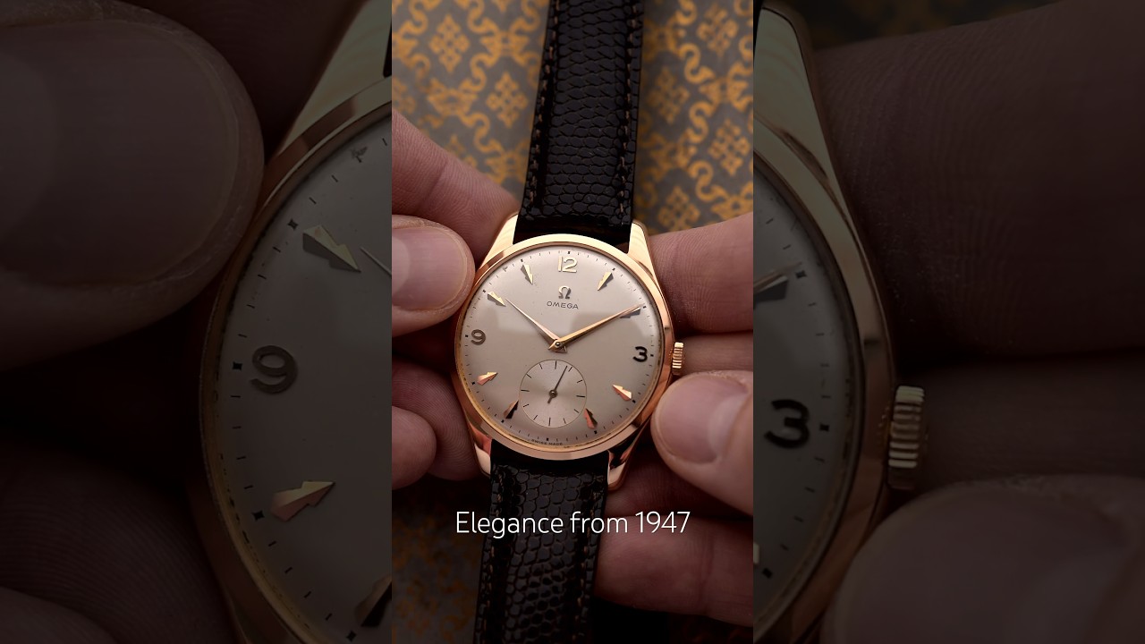 1947 Omega Dress Jumbo in 18k Rose Gold - Available This Thursday