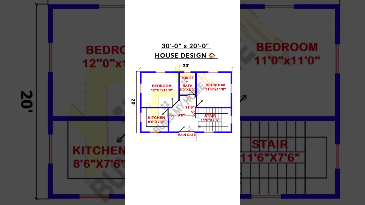 30x20 House Design Ideas 🏡