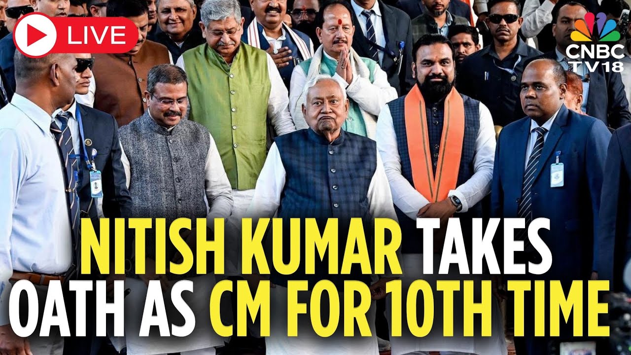 Bihar Chief Minister Swearing-In LIVE | Nitish Kumar Takes Oath As Chief Minister Of Bihar | N18L