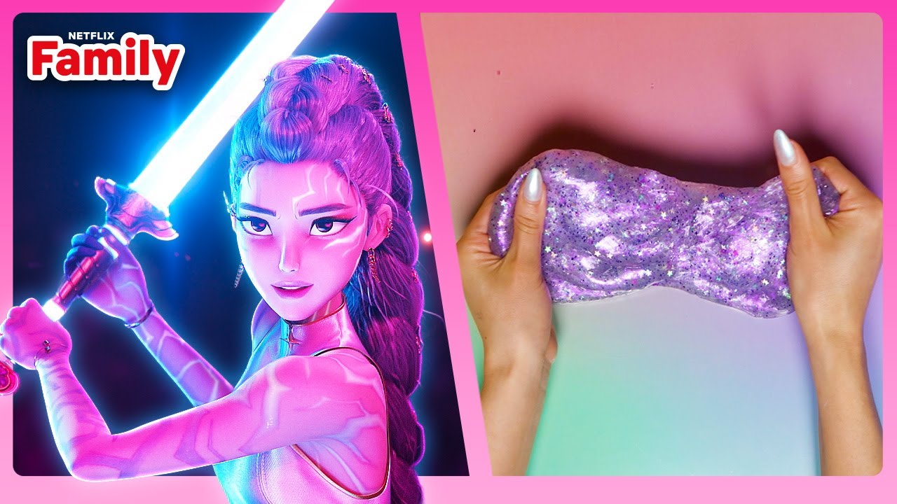 KPop Demon Hunters: Slime Mix-Off & Epic Battle | Netflix Family 🎶🧪