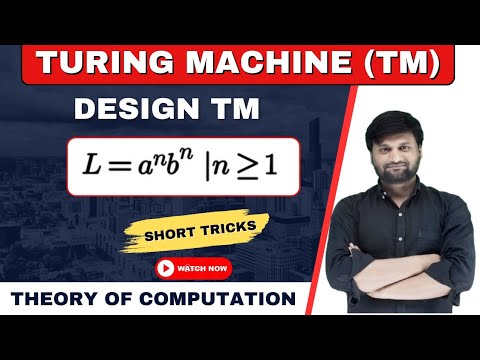 Design a Turing Machine (TM) for L= a^nb^n|TOC | FLAT | Short Tricks