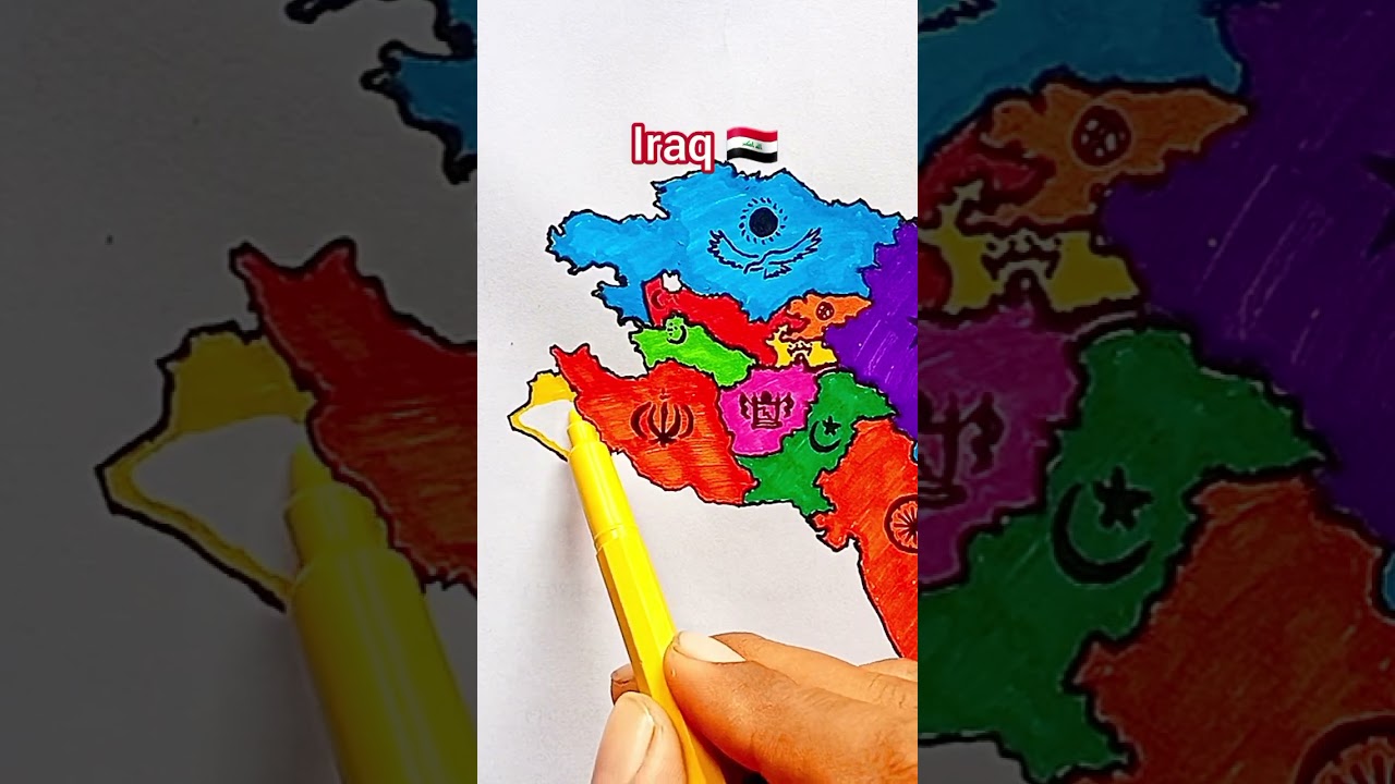 Create a Detailed Map of Iraq ๐ฎ๐ถ - Step-by-Step Guide