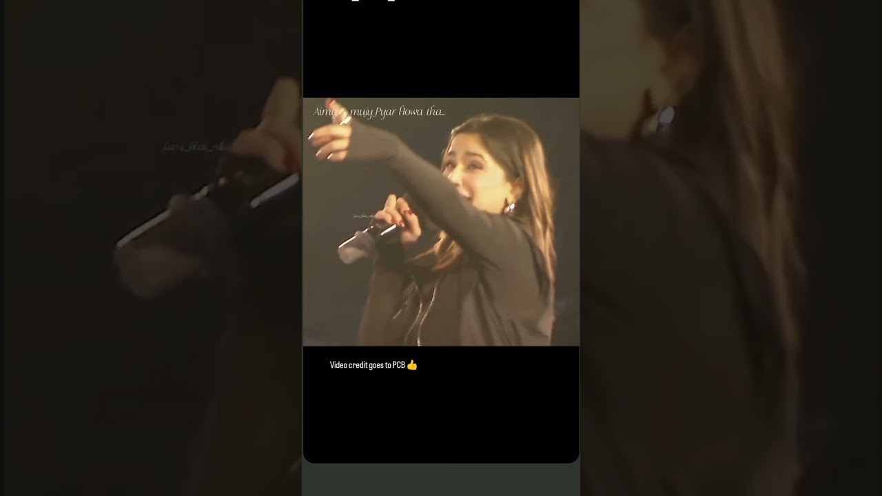 Aima Baig's Entertaining Musical Act at the Grand Inauguration of the Newly Built Gaddafi Stadium