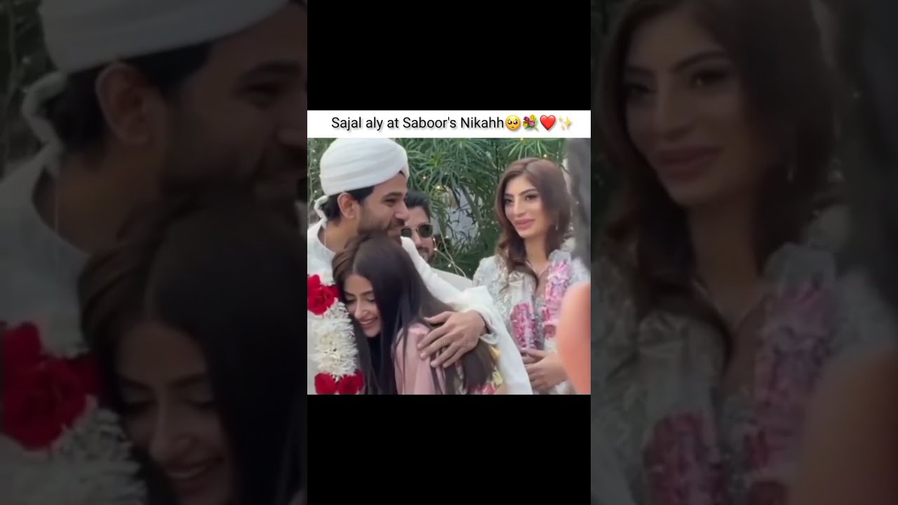 Sajal Aly Attends Saboor & Ali Ansari's Nikkah 💍