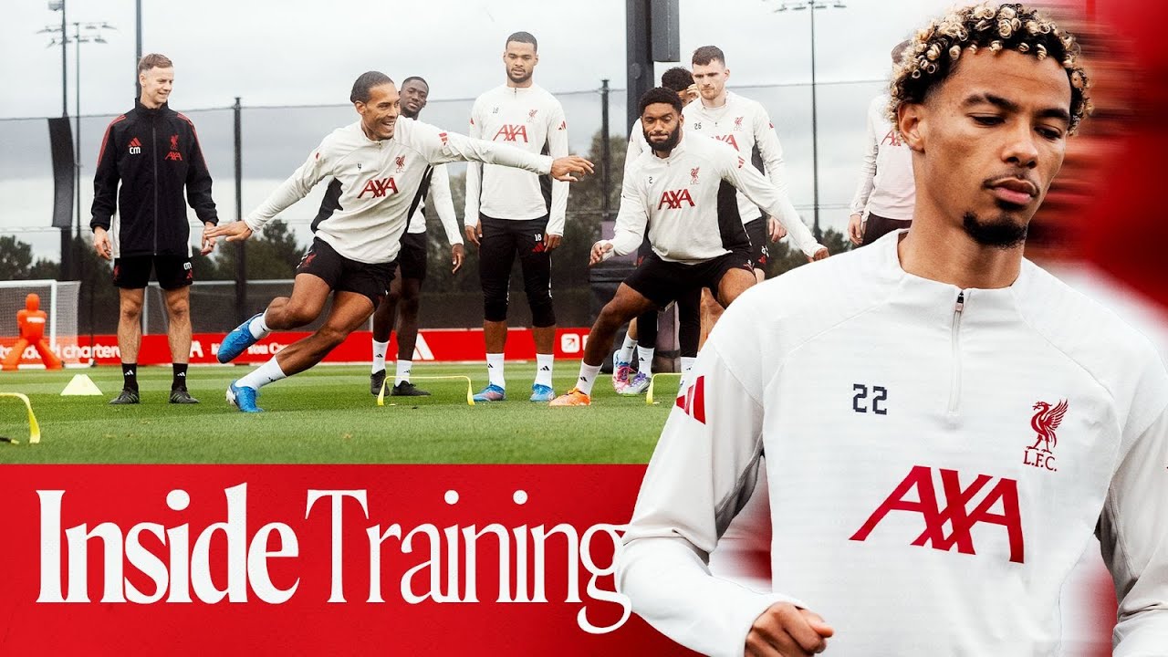 Inside Training: Final Preparations Before Merseyside Derby