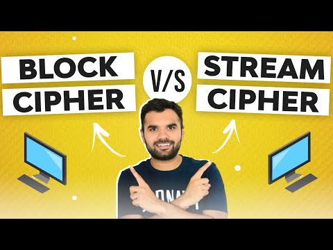 What is Block and Stream Cipher?