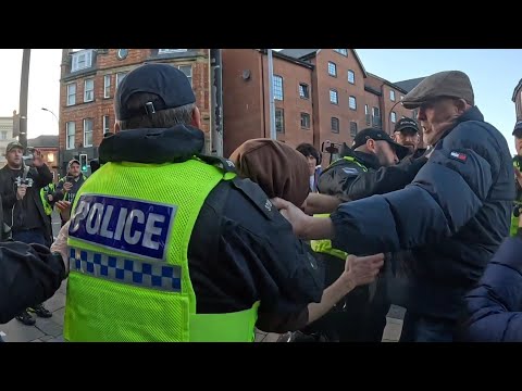 All Hell Breaks Loose at UKIP Protest in Sheffield