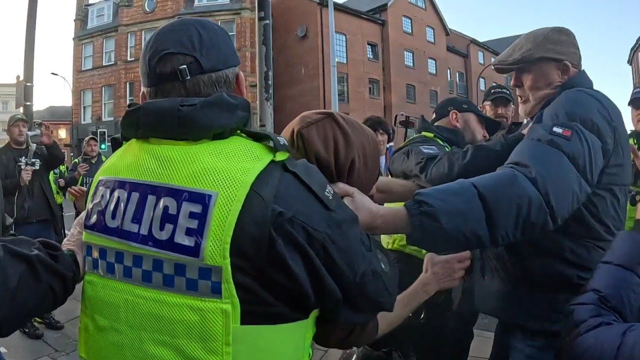 Chaos Erupts at UKIP Protest in Sheffield 🇬🇧
