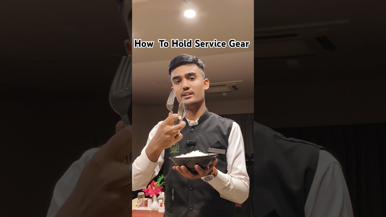 How to Properly Hold Service Gear: Spoon and Fork Handling Techniques
